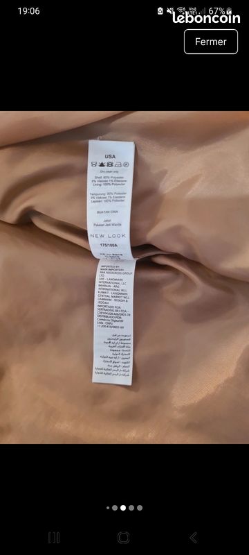 Manteau femme. NEWLOOK. Taille 44 (image 6)