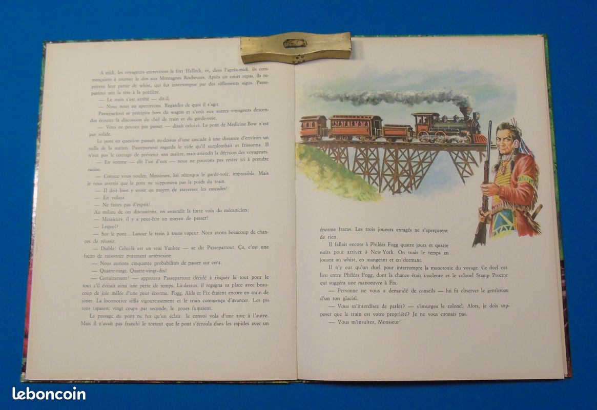 LIVRE - Jules Verne Le tour du monde en 80 jours - Giu-Pin - Del Duca (image 4)