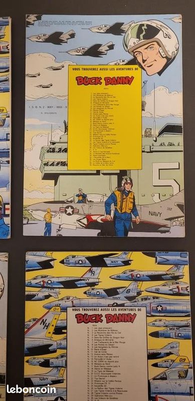 BD - BUCK DANNY - du 17 au 24 - 1977 à 1983 (image 9)