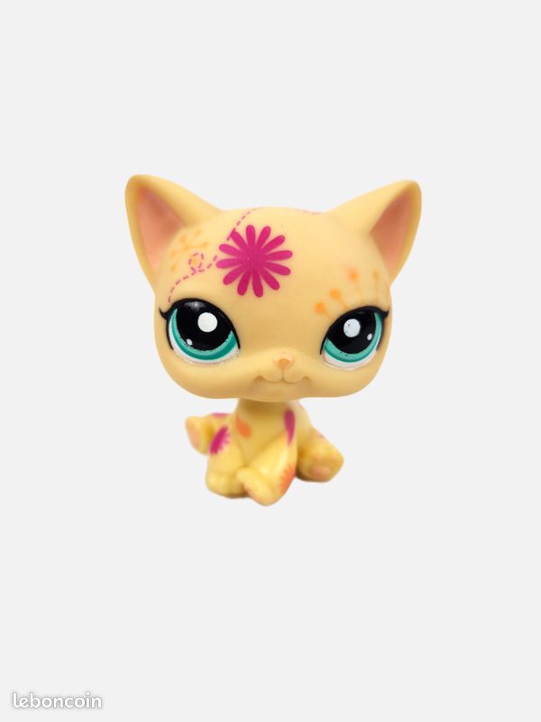 Figurine Littlest Pet Shop Chat Siamois N°78 - Occasion, Collection Jouet Animal