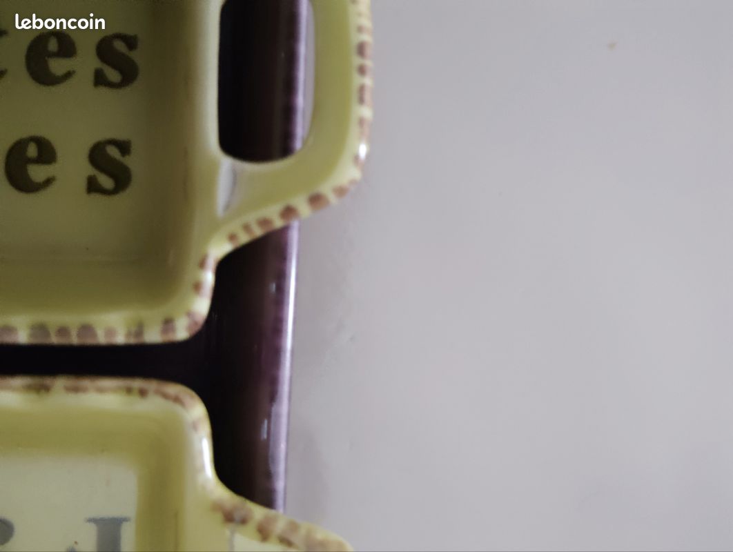 Petit 7 pour l'apéritif alors des petits plats en céramique le plat est en céramique violet il est compatible avec le lave-vaisselle le micro-ondes et le four (image 2)