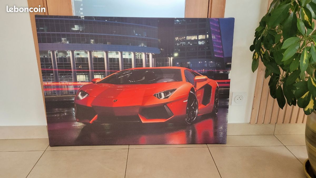 Toile imprimée Lamborghini Aventador (image 1)