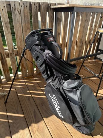 Petit Sac Fourre-tout / Sac De Toilette Titleist Noir Zippé - Neuf, Pratique Et Léger