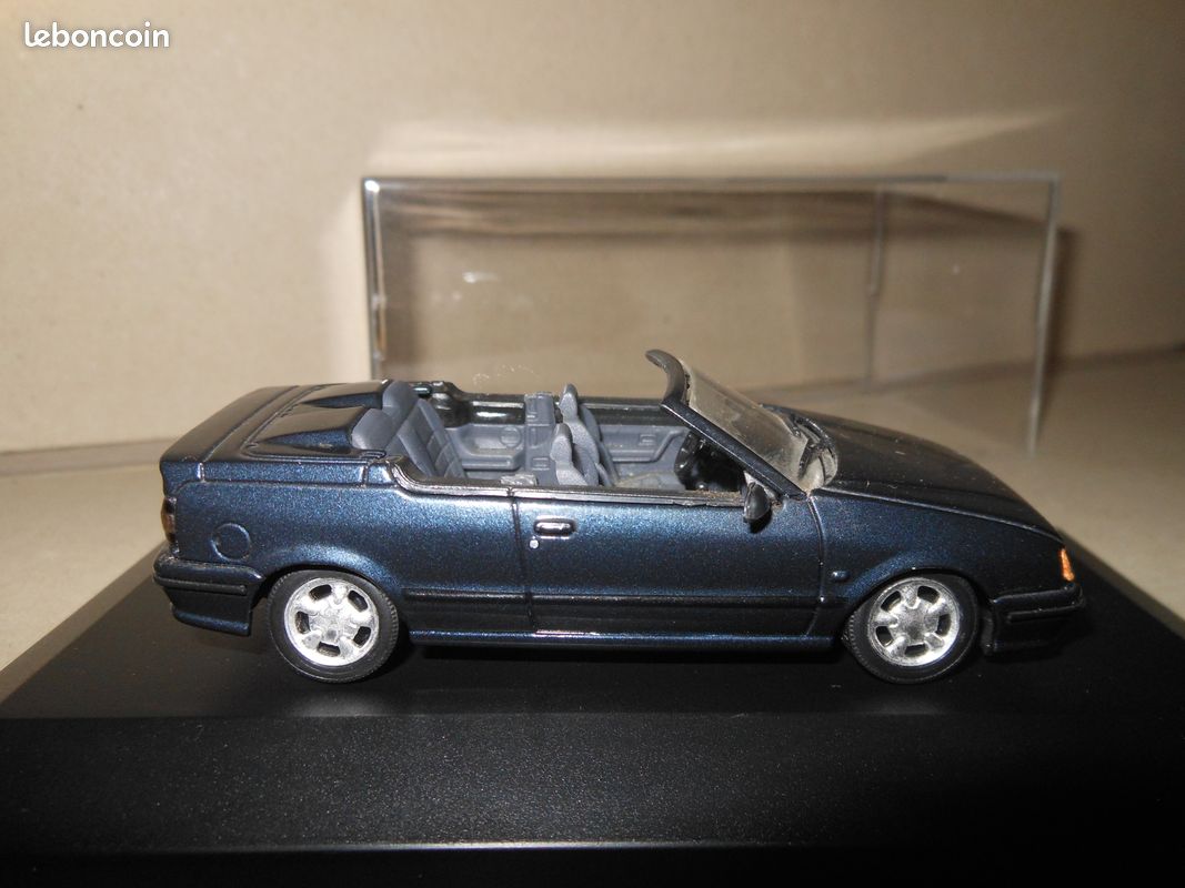 Provence Moulage Renault 19 16S Bleue – Résine 1/43 – Très Bon état (sans Boîte)