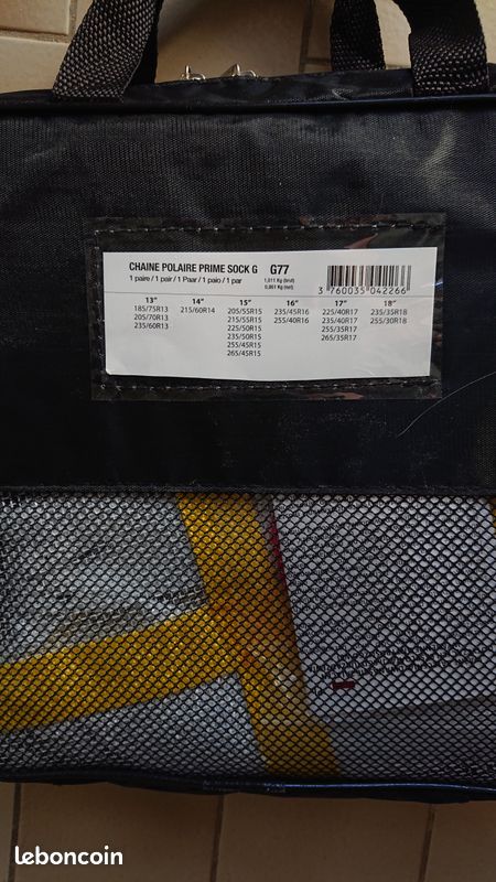 Chaussettes neige Polaire G77, jamais utilisées (image 2)