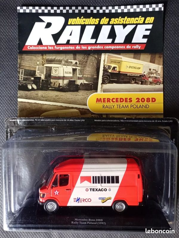 Altaya 1/43 - Mercedes 208D Rallye Assistance N°62 - Rally Team Poland (Neuf)