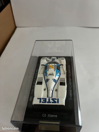 NO SPARK Tiga GC 287 #121 3rd 24 Heures du Mans 1987 1/43 GCAM Edition