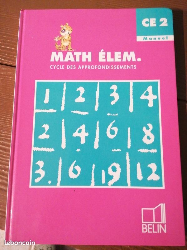Manuel Math Élémentaire CE2 (image 1)