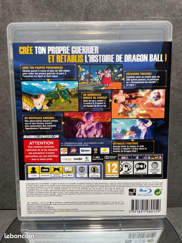 Dragonball Xenoverse 2 Sur PS4 - Avec Boîtier Et Notices, Très Bon état
