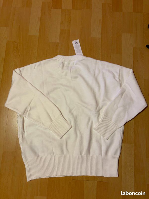 Pull Ami Paris blanc (image 9)