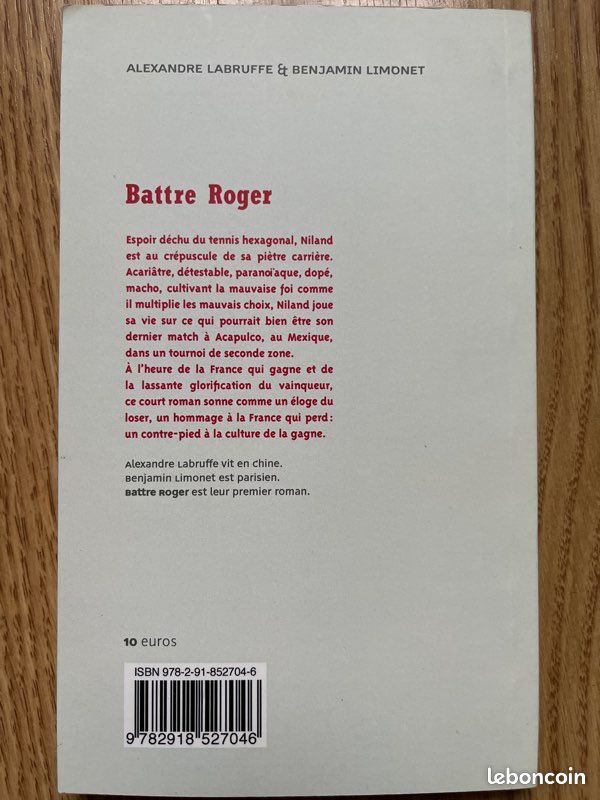 Battre Roger, Alexandre Labruffe et Benjamin Simonet (image 3)