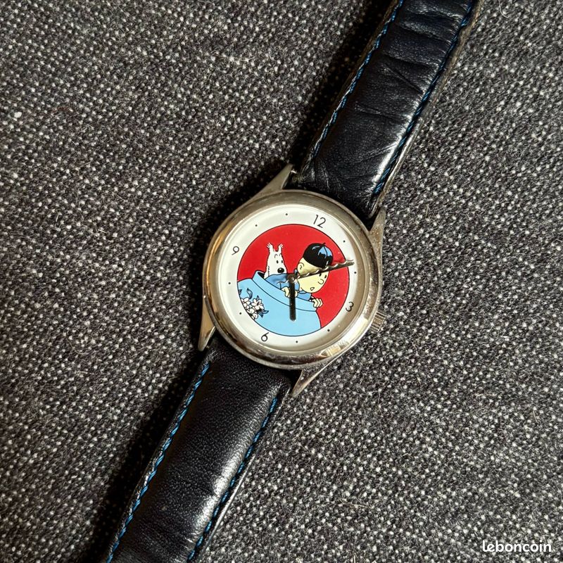 Hergé & Citime, montre collector - Tintin tombeau - Coffret + Catalogue