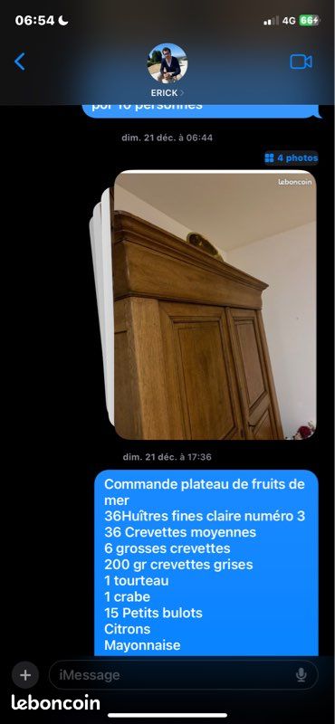 Grande armoire en bois (image 1)