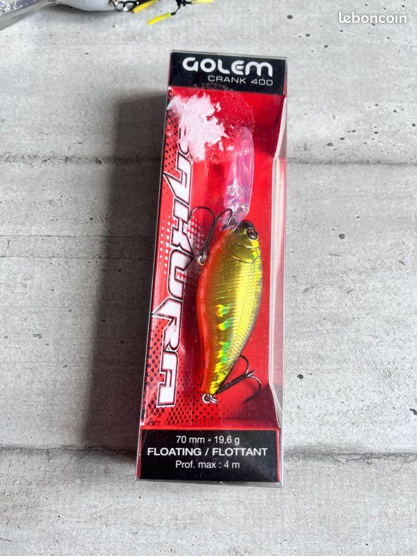 Leurre Sakura SCB Crank Max 78mm 31,2g - Nageur Flottant - JC9 Gill - Profondeur 6m
