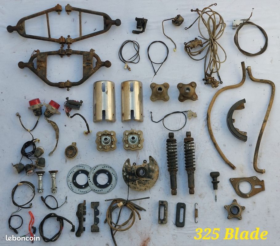 Kit Chaîne Complète Renforcée Pour Quad TGB Blade Target 250 325 - Pignon 15/36 Fabriqué En Allemagne