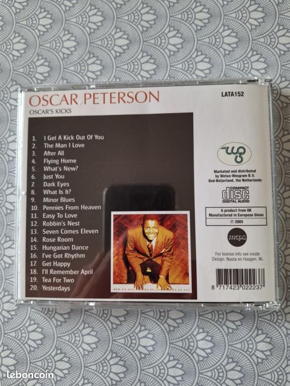 Cd Oscar Peterson Oscar's kicks (image 2)