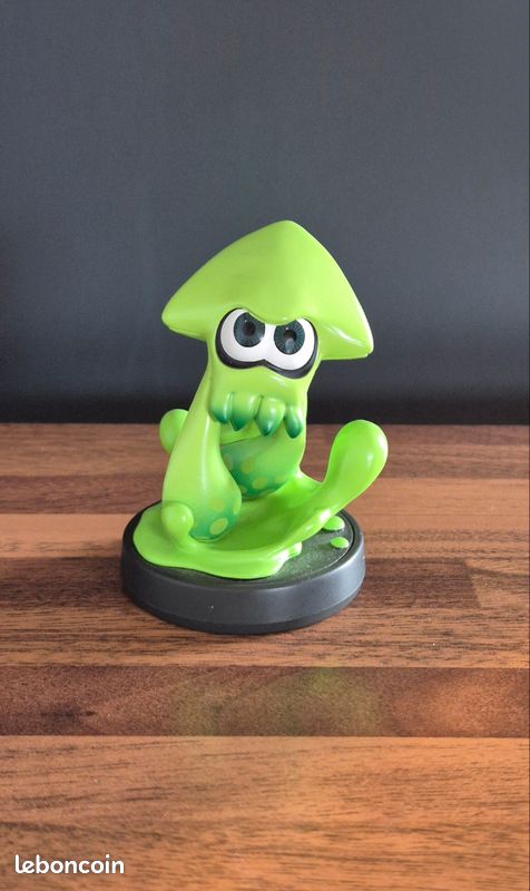 Figurine Amiibo Garçon Inkling Vert Néon - Jeux vidéo - Achat & prix