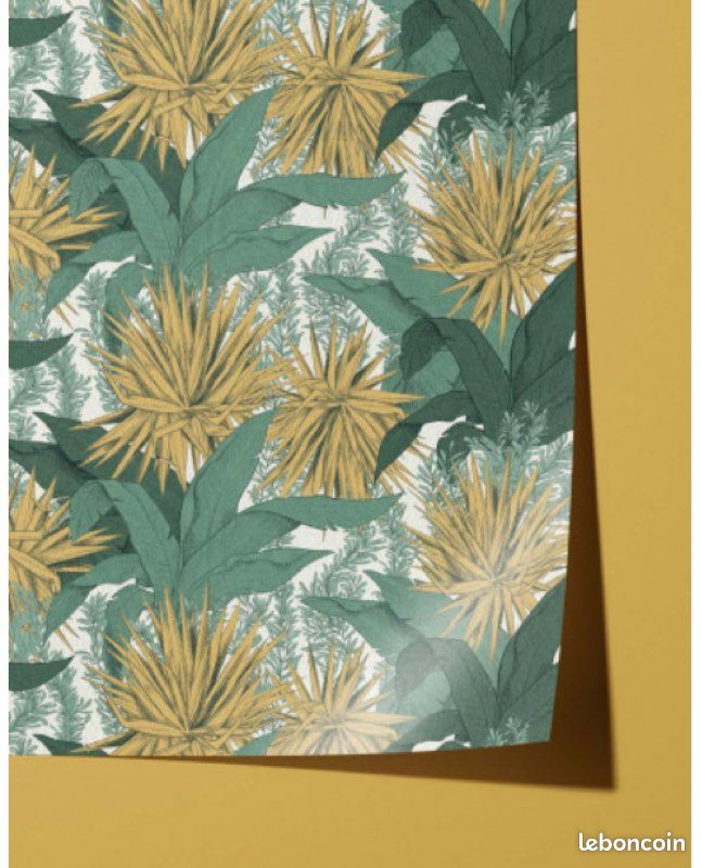 Papier peint papermint tropical curry (image 1)