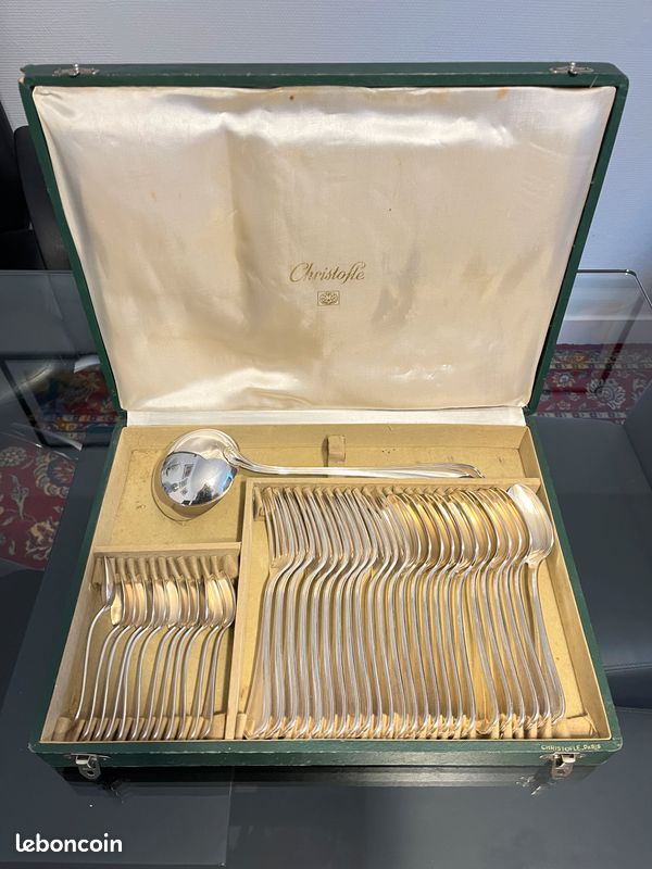 Ménagère Christofle 37 Pièces – Modèle Delafosse – Métal Argenté (1850-1899)