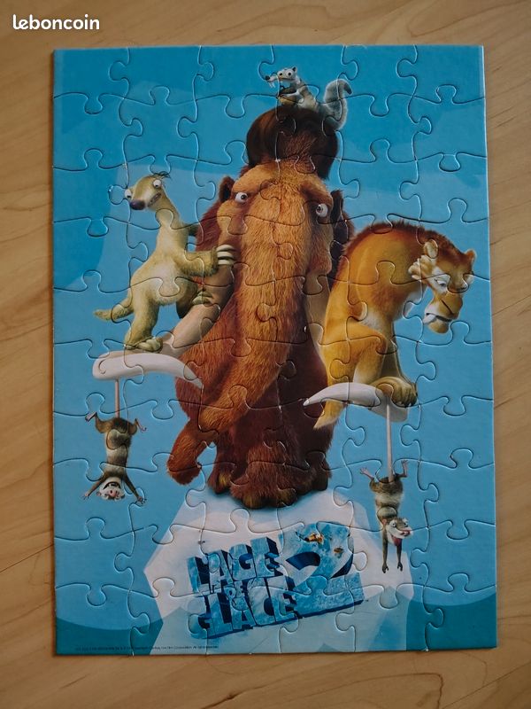 Puzzle l'Age de Glace 2 x4 (image 3)