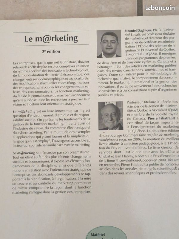 Le marketing, ed. Gaëtan Morin (image 2)