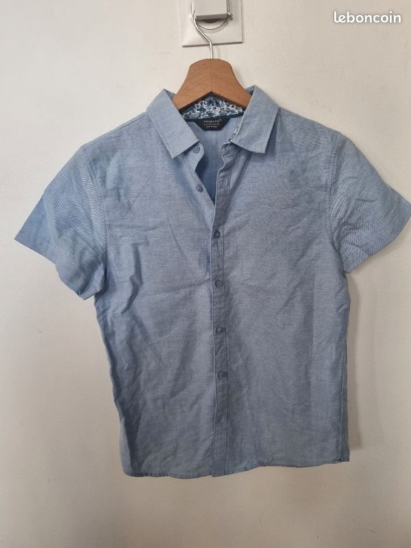 Chemise à boutons et manches courtes t152 (image 1)