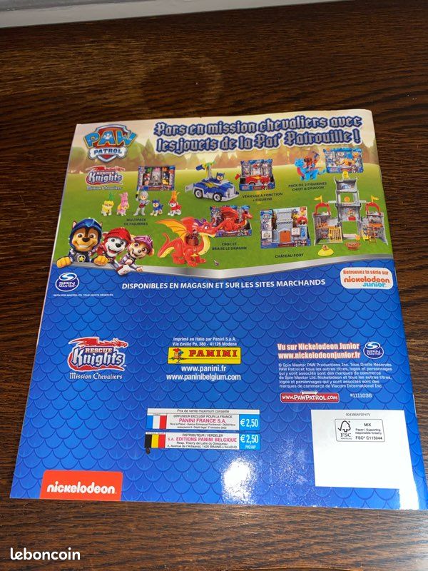 Livre Panini, Pat’Patrouille (image 2)