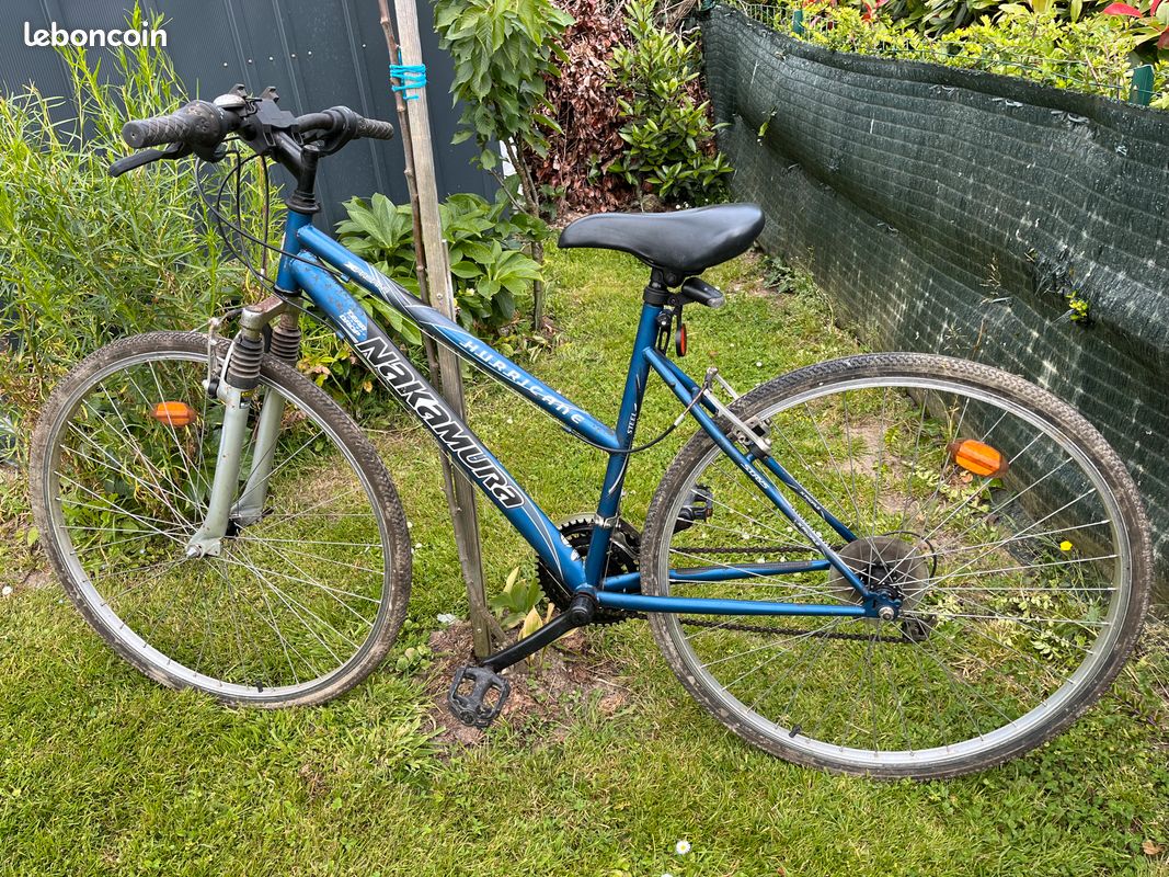 Vélo VTC Nakamura bleu adulte (image 1)