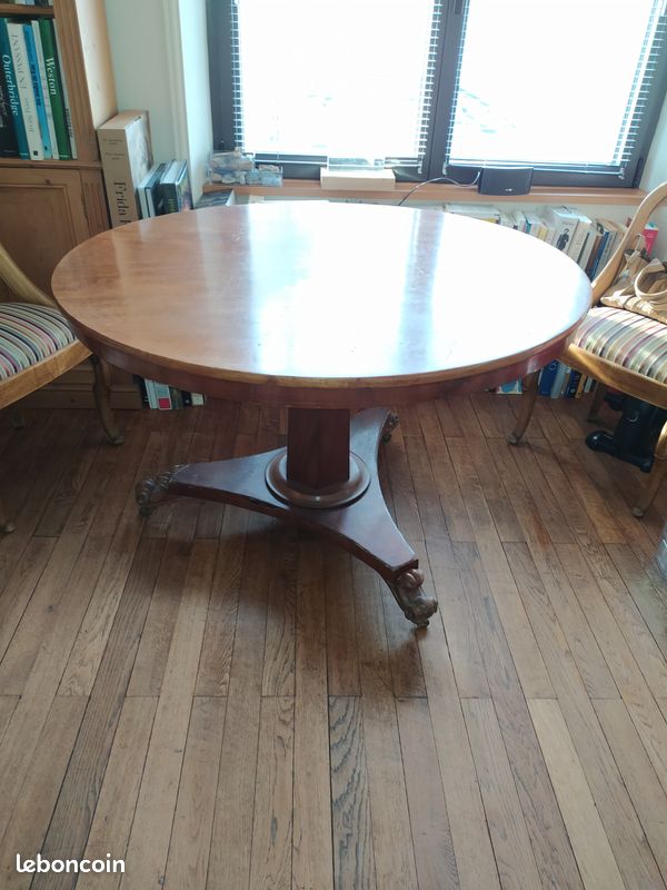 Table ovale XIXème (image 1)