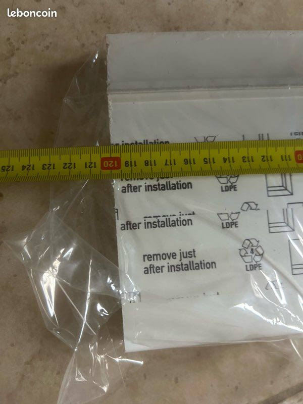 Pièce pour appuis de fenêtre en pvc blanc (image 3)