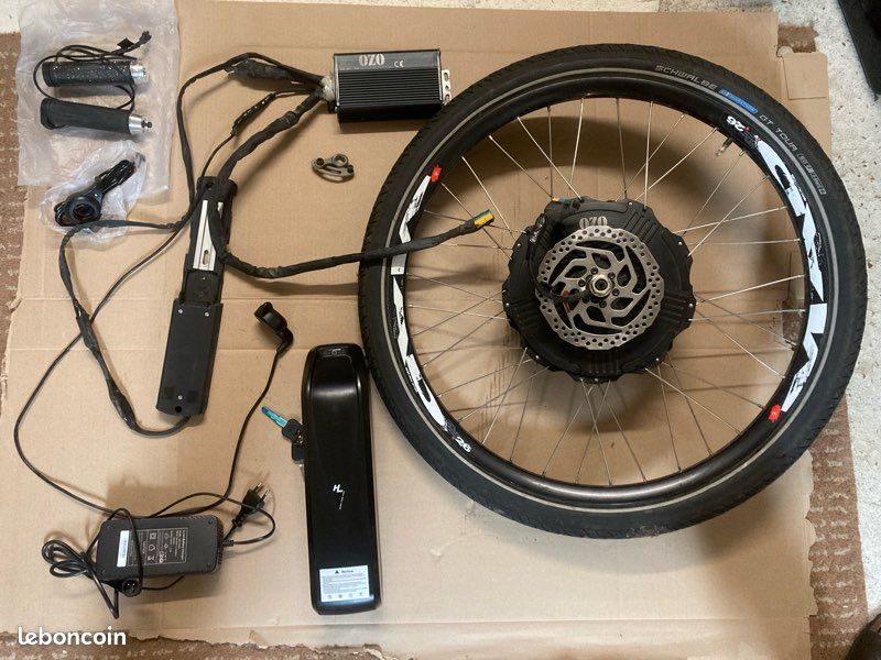 Kit d'électrification de vélo Ozo Speed moteur roue arrière