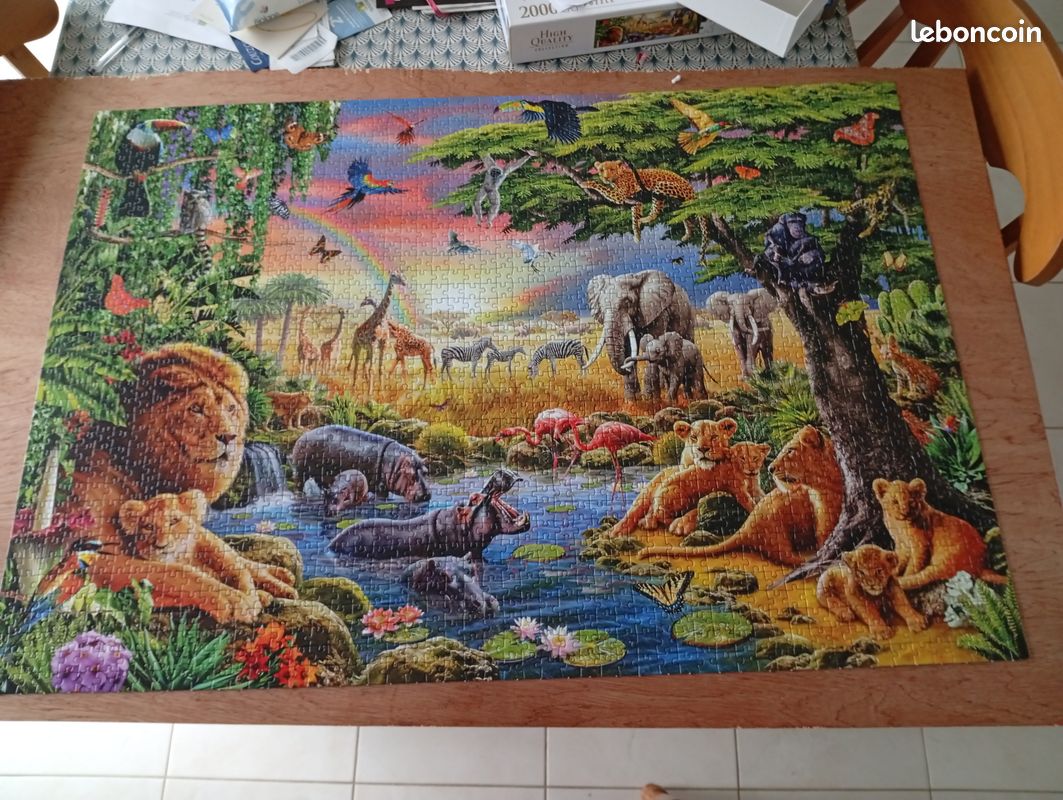 Clementoni Jigsaw Puzzle Collection - The African Gathering 2000 Pieces - Puzzle For Adults 14-99 Years, Gift For Men/Women, Made In Italy, 32081 Clementoni Jigsaw Puzzle Collection - The African Gathering 2000 Pieces - Puzzle For Adults 14-99 Years, Gift For Men/Women, Made In Italy, 32081