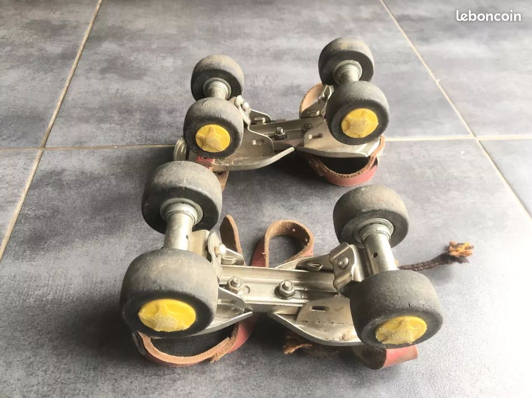 Patins à Roulettes Vintage GERMINA - Années 70/80 - Anciens - Occasion