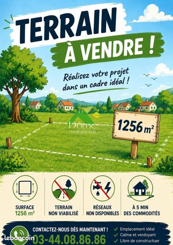 Terrain Chambly · 109 800 €