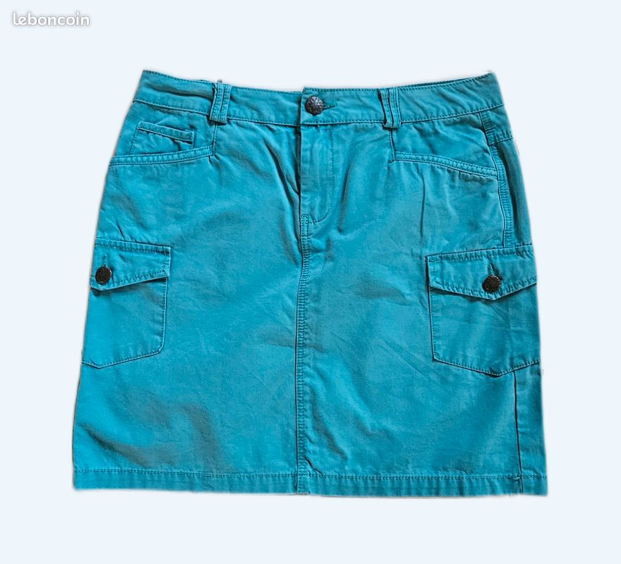 Jupe courte droite Camaïeu taille 38 Vêtements