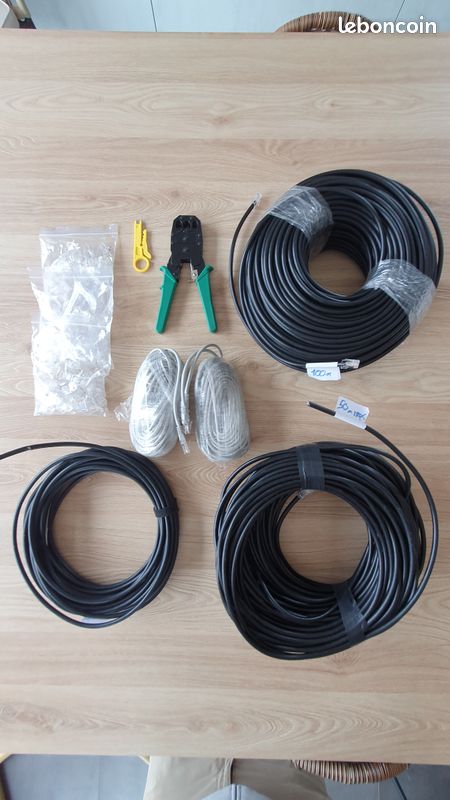 Connecteur RJ45 blindé à sertir cat.5e cat.6 cat.6A AWG23