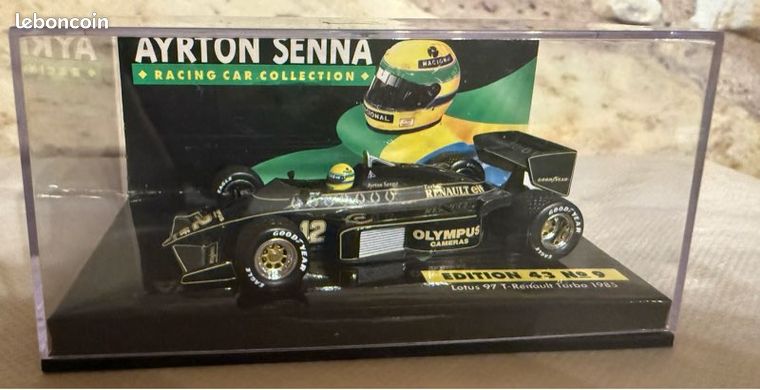 MINICHAMPS 1/43 AYRTON Senna Lotus 97 T Renault Turbo 1985 Jps F1 Moulé