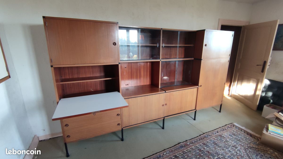 Ensemble vintage Minvielle Étagère et Living (image 1)