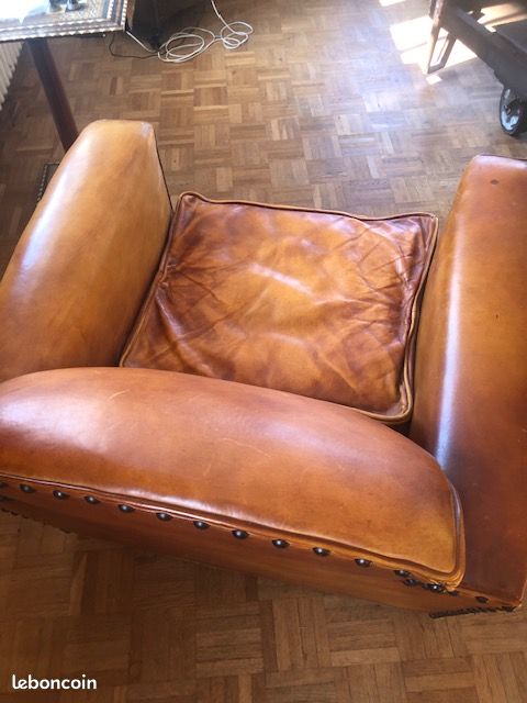 Fauteuil club ancien (image 3)