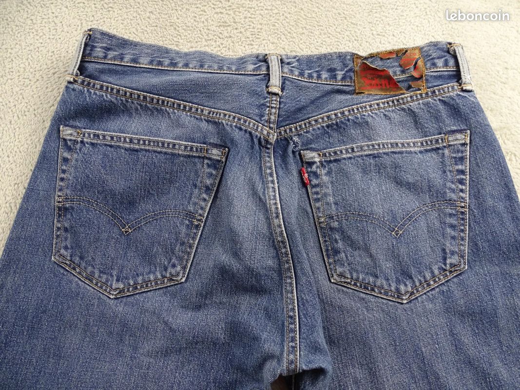 Jean Levi's 501 W32 L32 Vintage Bleu Brut / Straight Fit / Levi Strauss (image 7)