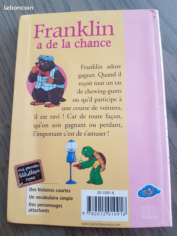 Livre Franklin a de la chance- à partir de 6 ans (image 2)