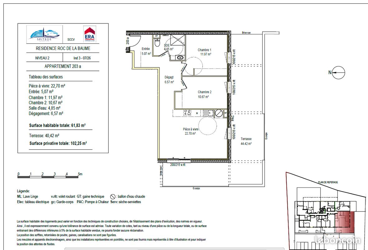 Appartement 3 pièces 62 m² · à Sisteron · 62 m² · 252 000 €