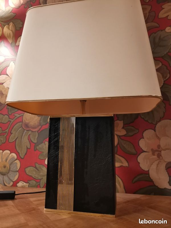 Vintage - Lampe à poser Deschuytener – Hollywood Regency (image 1)