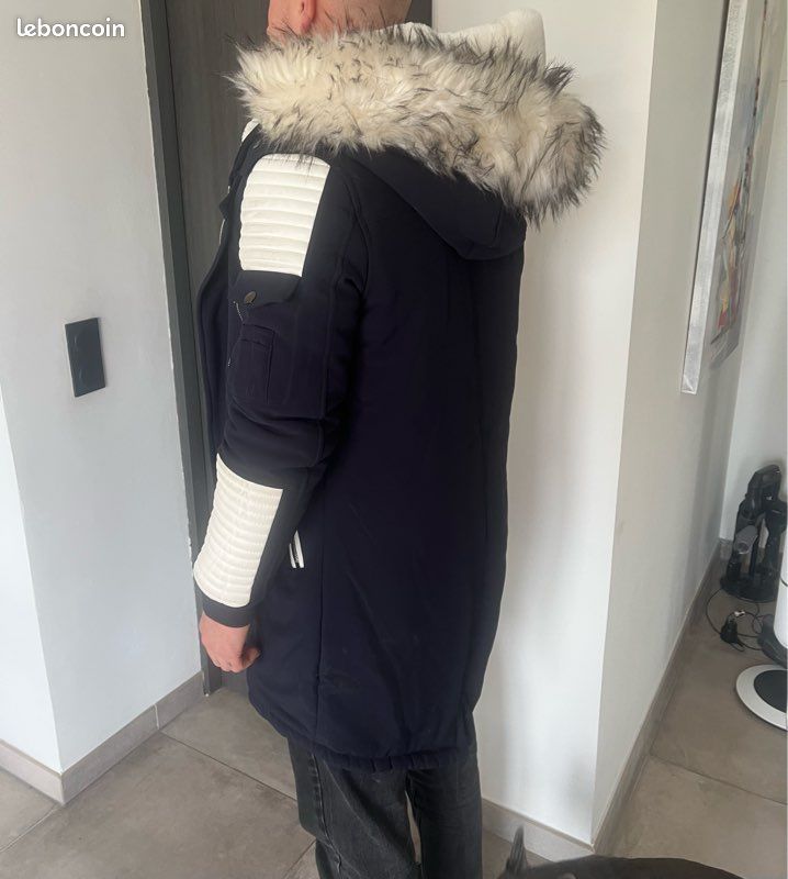 Veste homme hiver project X Paris taille L couleur bleu marine (image 3)