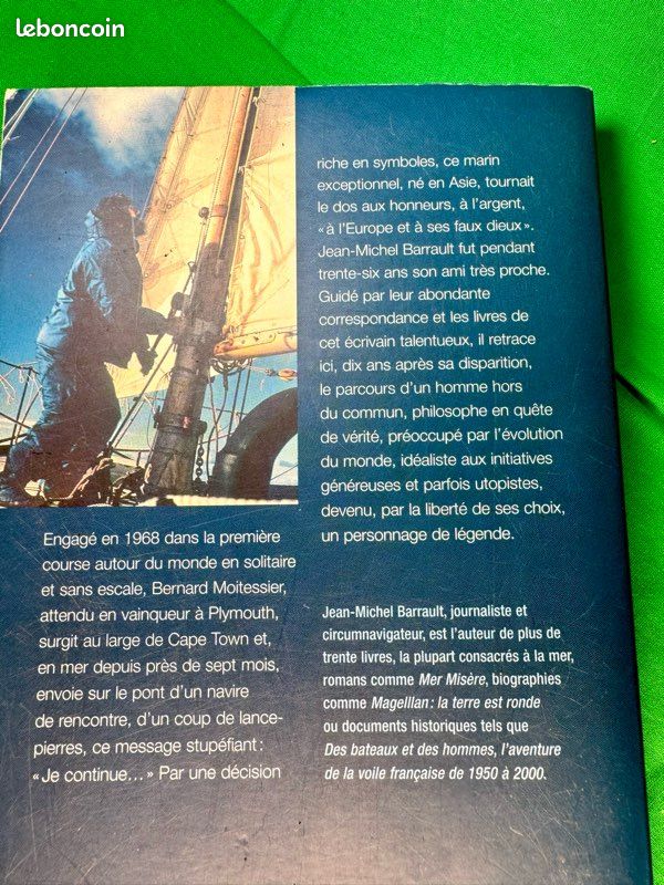 Livre biographie de Jean-Michel Barrault sur Moitessier : Le Long Sillage d’un homme libre en TBE (image 6)