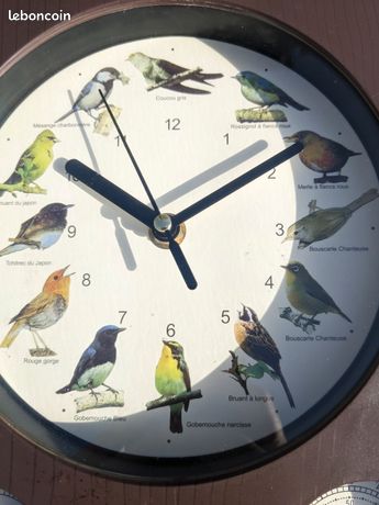 Horloge chants d'oiseaux • Nature & Découvertes Suisse