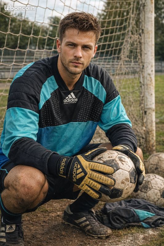 Maillot De Gardien De Foot Vintage Uhlsport - Taille L - Numéro 1 - Homme