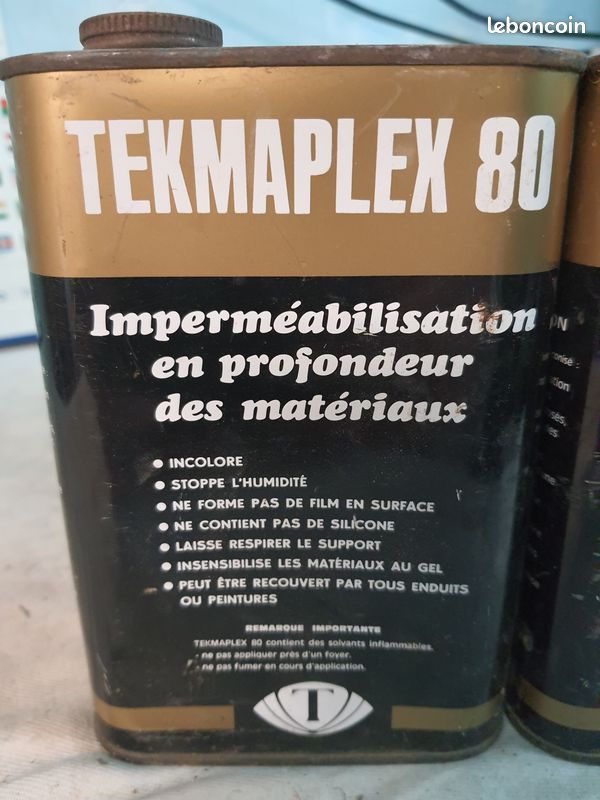Deux bidons d'huile de tek neuf (image 1)