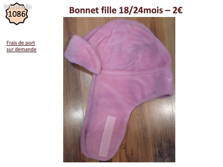 Bonnet fille 18/24mois (image 1)