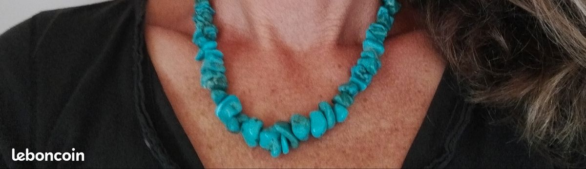 Pendentif Croix Turquoise Amérindien Vintage - Alliage, Style Ethnique